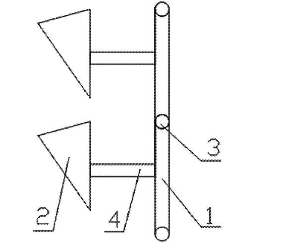 斗式提升机料斗安装结构